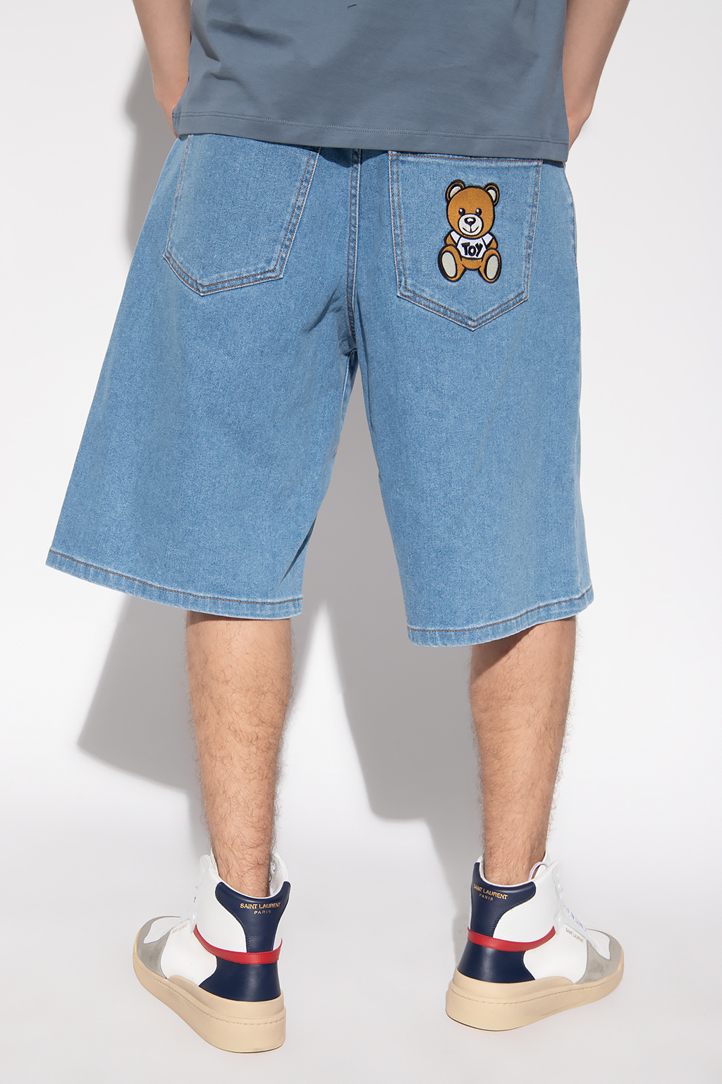 Moschino denim hot sale shorts